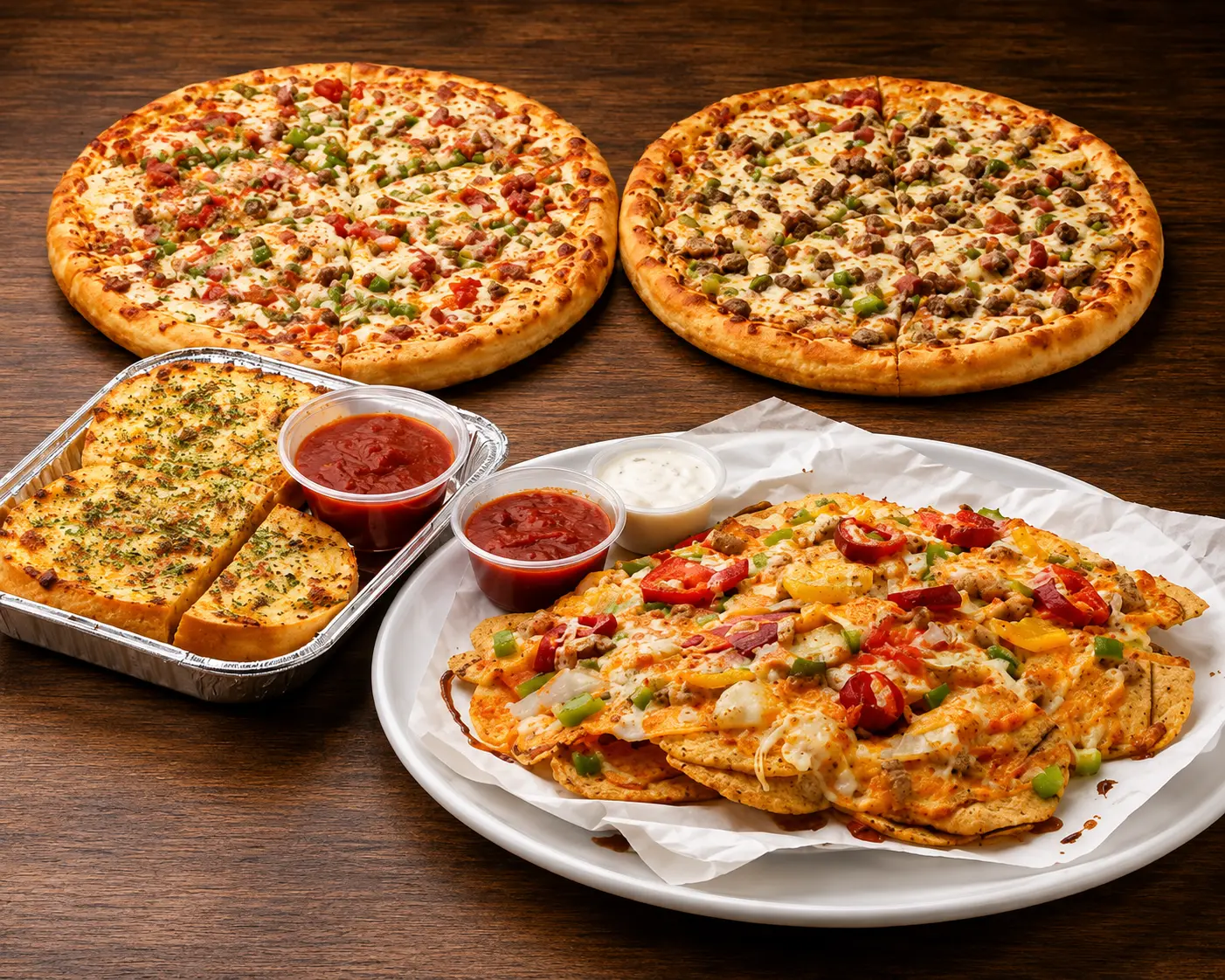 Ringers Original Pizza - Betts Ave Saskatoon menu background